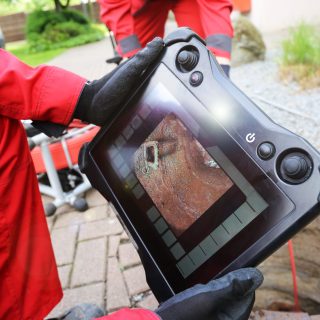 Sewer inspection with camera