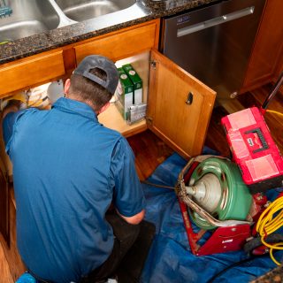 kitchen sink drain cleaning